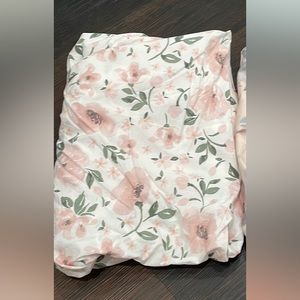 Flower Pottery Barn Crib Fitted Sheet